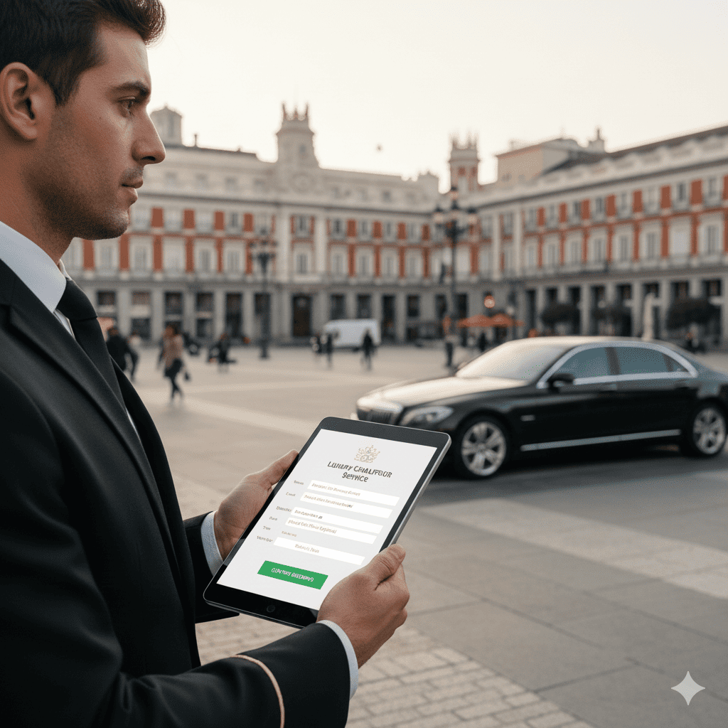 Conductor profesional para traslados en Madrid