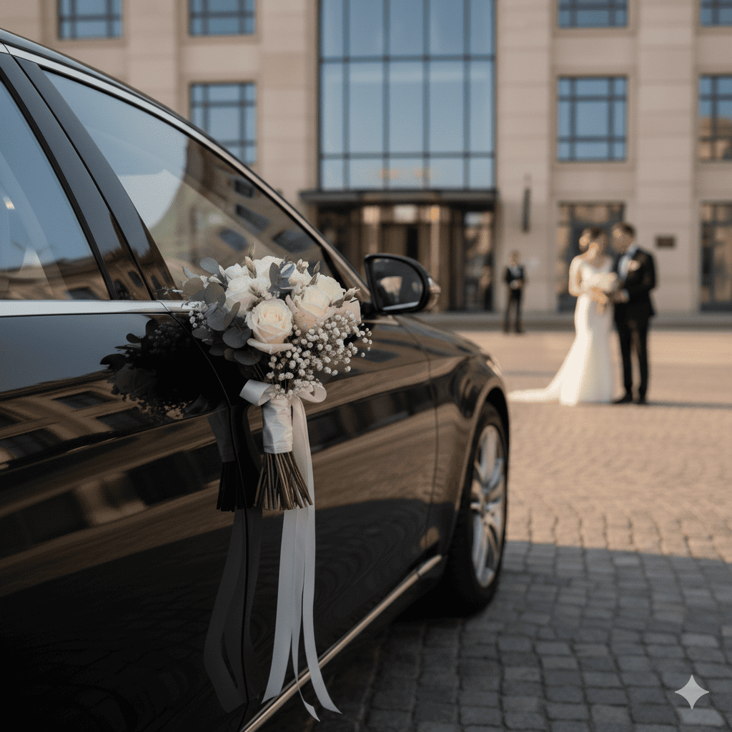 Coche con conductor para bodas en Madrid