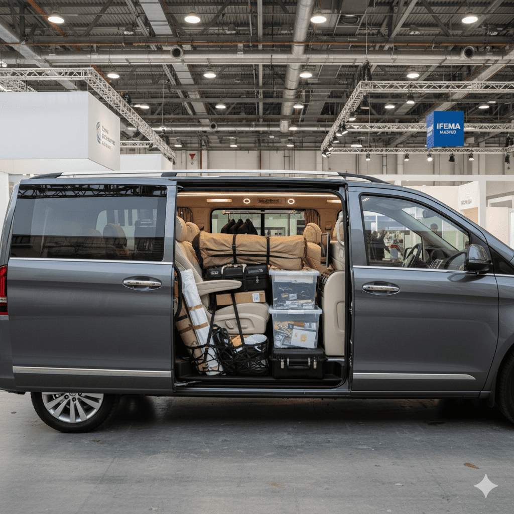 Traslado a IFEMA con coche con conductor en Madrid